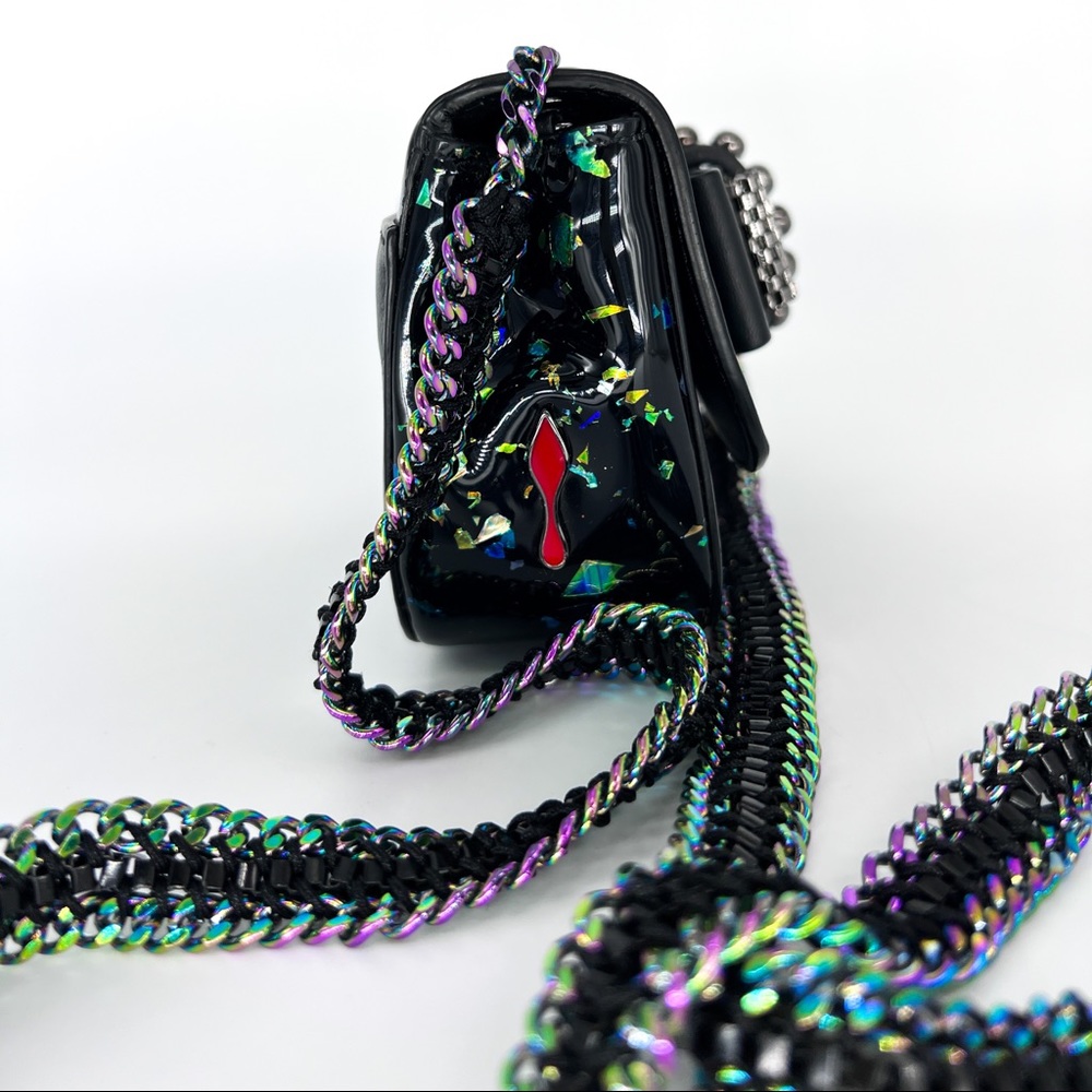 RARE Louboutin Sweet Charity Iridescent Hologram Bag - Picture 4 of 10